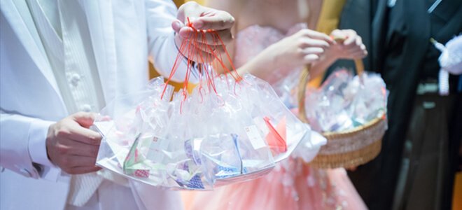 結婚式での送賓