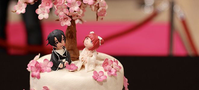 結婚式での和装入場